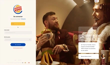 Page de connexion ccup.io