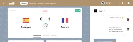 Détails d'un pronostic ccup.io