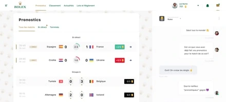 Page pronostic ccup.io