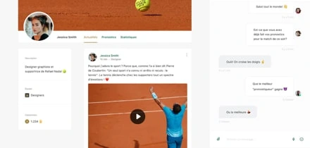 Page messagerie ccup.io